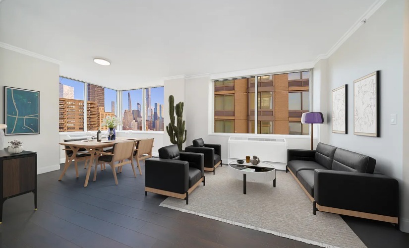 27B - 1 bedroom floorplan layout with 1 bathroom and 884 square feet