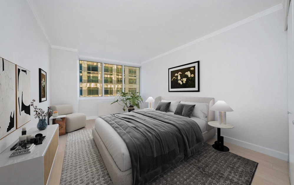 727 - 1 bedroom floorplan layout with 1 bathroom and  (Floor 10)