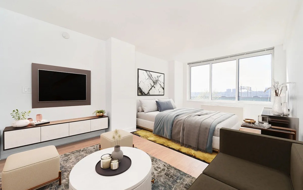 417 - Studio floorplan layout with 1 bathroom and 473 square feet (Floor 1)
