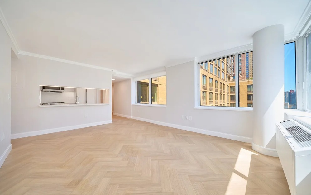 15U - 2 bedroom floorplan layout with 2 bathrooms and 1081 square feet (Floor 6)