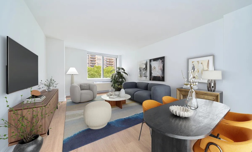 604 - 1 bedroom floorplan layout with 1 bathroom and 567 square feet