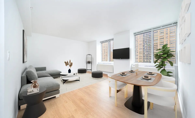 16T - 1 bedroom floorplan layout with 1 bathroom and 662 square feet