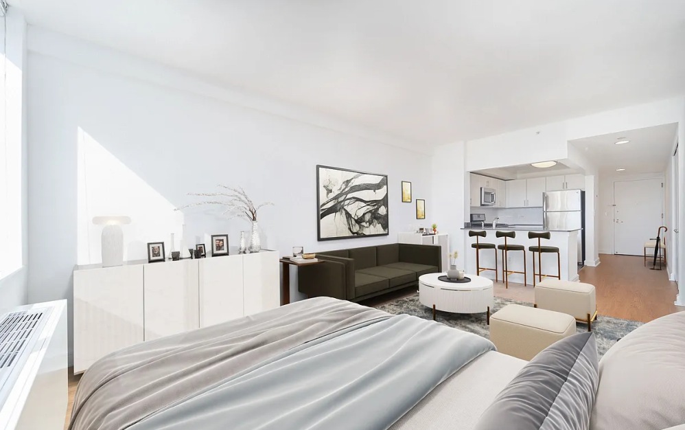 417 - Studio floorplan layout with 1 bathroom and 473 square feet (Floor 2)