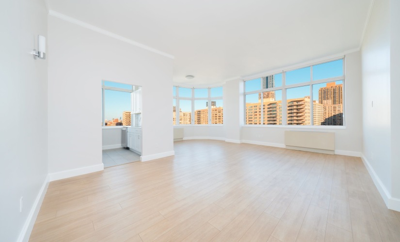 2601 - 2 bedroom floorplan layout with 2 bathrooms and 1266 square feet