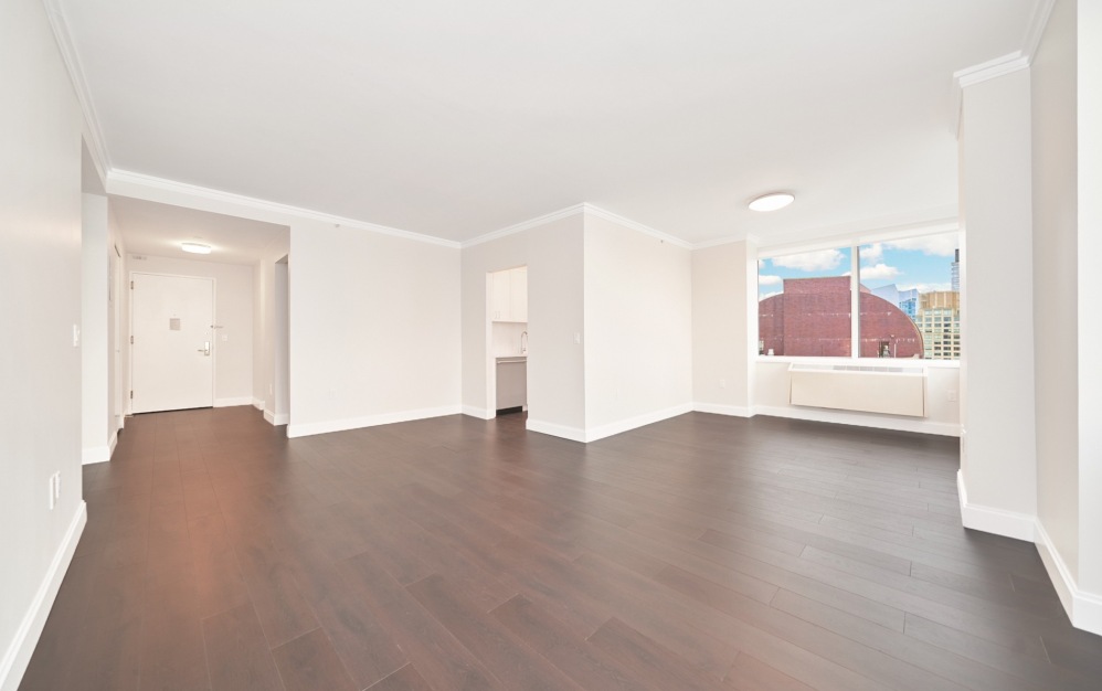 21F - 2 bedroom floorplan layout with 2 bathrooms and 1207 square feet (Floor 7)