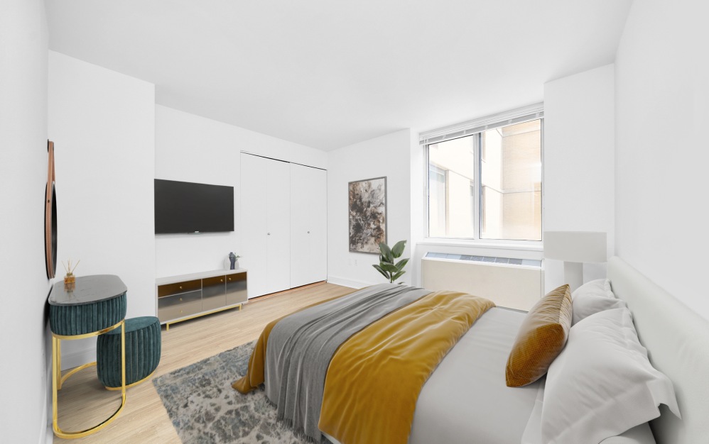 14G - 1 bedroom floorplan layout with 1 bathroom and 651 square feet (Floor 7)
