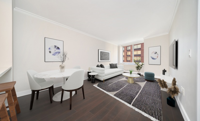12C - 1 bedroom floorplan layout with 1 bathroom and 685 square feet
