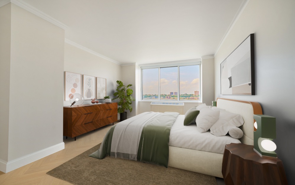 4A - 1 bedroom floorplan layout with 1 bathroom and 825 square feet (Floor 8)