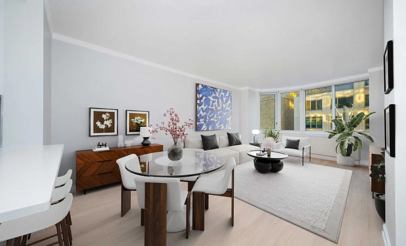 727 - 1 bedroom floorplan layout with 1 bathroom and 