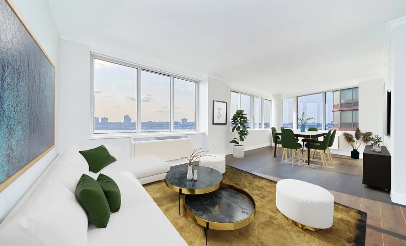 16B - 1 bedroom floorplan layout with 1 bathroom and 1347 square feet