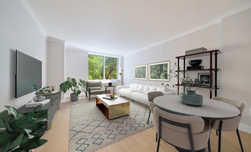 806 - 1 bedroom floorplan layout with 1 bathroom and 661 square feet