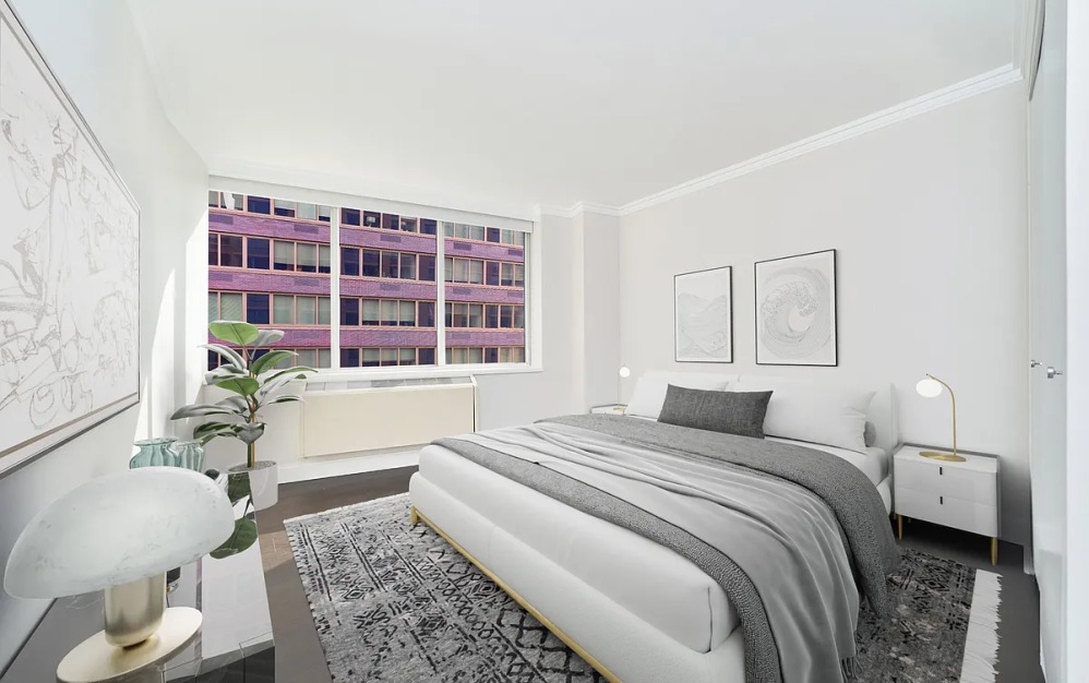 11U - 2 bedroom floorplan layout with 2 bathrooms and 1081 square feet (Floor 16)