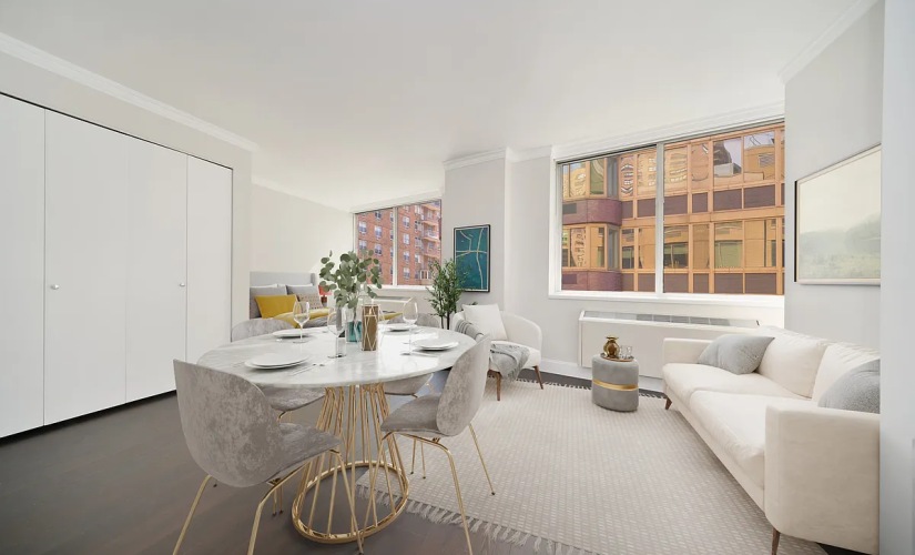 302 - Studio floorplan layout with 1 bathroom and 492 square feet